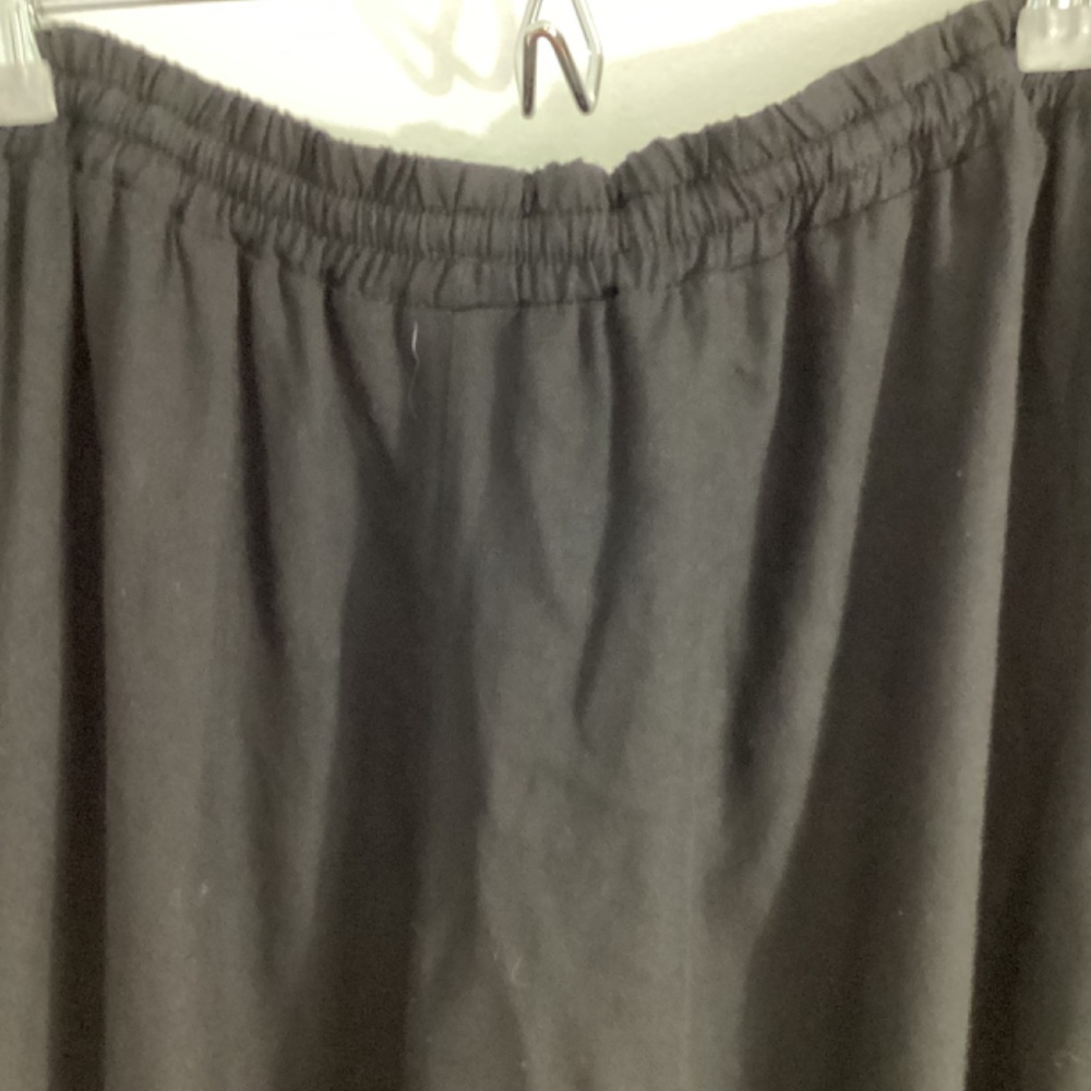 NWT DR2 DANIEL RAIN PLUS 3X BLACK RAYON ANKLE PANTS ELASTIC WAIST RELAXED FIT - Picture 6 of 11